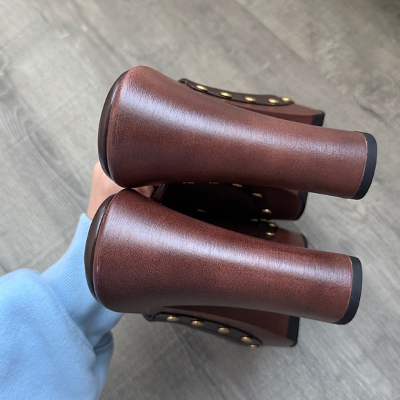 ✨ NEW ZARA high heeled clog with studs - Picture 8 of 9